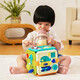 火火兔六面體空間站嬰兒六面盒拼裝積木游戲桌男女孩寶寶玩具生日禮物 六面體空間站