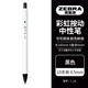 斑馬牌（ZEBRA）虹彩按動(dòng)中性筆 0.5mm子彈頭簽字筆 彩色學(xué)生繪畫標(biāo)注填色手賬筆水筆 C-JJ6 黑色 10支裝