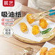 展藝 油炸食品吸油紙100張漢堡薯?xiàng)l手抓餅煲湯濾油吸油去油紙烘焙用紙