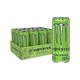 可口可樂 魔爪（Monster）維生素風(fēng)味飲料 330ml*24罐 牛磺酸 運(yùn)動(dòng)功能 奇異果蘋果味330ml*24罐[無糖】