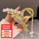 紀(jì)思梵鈴蘭花發(fā)夾飾女2025款高級(jí)感鯊魚夾抓夾后腦勺發(fā)卡夾子生日禮物 鈴蘭花發(fā)夾（代寫賀卡拍這個(gè)）