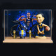 minispace籃球公仔nba周邊球星科比手辦詹姆斯庫里手辦新年情人節 庫里12cm+單車(chē)實(shí)木展示盒