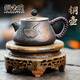 銅之魂銀杏葉銅茶壺300ML 復(fù)古手工加厚小泡壺燒水壺 家用簡約 紫銅 銀杏葉泡茶壺 300ml