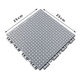 嘉際地板籃球場(chǎng)幼兒園戶(hù)外操場(chǎng)室外防滑橡膠跑道塑料網(wǎng)格拼裝地墊 雙米格灰色