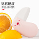 利皇陶瓷水果刀折疊刀削皮刀便攜廚房小刀瓜果刀安全學(xué)生宿舍創(chuàng)意小熊 粉色小熊-禮盒裝