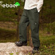 EBAER兒童防水運動(dòng)褲秋裝新款男童戶(hù)外休閑長(cháng)褲女童褲子 森林綠 160cm 