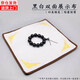 圣喜安柜臺首飾展示布黑白色雙面絨道具珠寶玉石翡翠看貨布文玩展示墊布 繡花展示布【大號40*40cm】