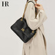 HR赫蓮娜新款女式公文包植鞣牛皮單肩包女輕奢高級斜挎包情人節禮物
