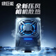 綠巨能（llano）相機散熱器壓風(fēng)式適用sony索尼A7M4/ZV-E10/A7C2/A7S3佳能R6/R5富士XT4 XS20相機側翻屏直播散熱風(fēng) [全新升級]壓風(fēng)式散熱器