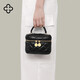 CASSILE卡思樂(lè )單肩包女通勤鏈條斜挎包手提包小包生日女神節禮物送老婆 黑色