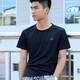 匹克男裝短袖運動(dòng)t恤夏季新款休閑百搭透氣運動(dòng)圓領(lǐng)T恤速干上衣 011 黑色-純色 XL