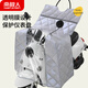 南極人電動(dòng)車擋風(fēng)被夏季斗篷式四季款通用防曬擋風(fēng)薄款加大電瓶車全包防雨罩大號(hào)電動(dòng)車擋風(fēng)被 珠光灰【四季款輕薄款】