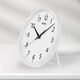 SEIKO精工時(shí)鐘8英寸21cm可掛可立時(shí)尚客廳臥室鐘表家用免打孔掛鐘