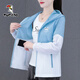 啄木鳥（TUCANO）冰絲防曬衣女防曬衫外穿2025新款防曬服女戶外防紫外線速干外套 2303淺藍(lán) XL 建議體重115斤左右