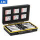 JJC 相機電池盒 收納保護 XQD/SD卡盒 適用于佳能LP-E6NH/E17索尼NP-FZ100富士W126S尼康配件 專(zhuān)用款(5號電池*8+SD卡*6)