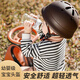 洛森卡寶寶頭盔平衡車(chē)滑板車(chē)自行車(chē)騎行輪滑防摔兒童頭盔透氣滑板安全帽 深棕色 S（適合頭圍48-54cm）