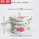 拓進德國進口品質(zhì)芙蓉潤家搪瓷加厚湯鍋雙耳中藥鍋加高燉鍋豬油桶煲湯 22c蝶舞花間湯鍋 加厚