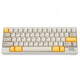 HHKB 定制靜電容鍵盤專用雙色ABS鍵帽 原裝鍵帽60鍵PBT熱升華鍵帽 灰黃