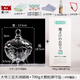 CAMOLLECamolle 水晶消磁碗 日本 大顆粒天然御守鹽 吊墜用凈化消磁石盒 大號(hào)三足天+700g大粒御守鹽