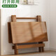 哈駱頓（HALODN）全全實(shí)木折疊桌楠竹餐桌戶外擺攤桌陽(yáng)臺(tái)休閑桌便攜折疊桌椅方桌子 加厚楠竹-80*80*69【折疊方桌】 免安裝可折疊-98%次日達(dá)