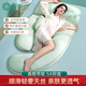 棉花會(huì)（cotton center）孕婦枕護(hù)腰側(cè)睡枕天絲涼感多功能u型孕婦托腹抱枕靠枕- 絲語竹綠