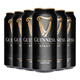健力士（GUINNESS）精釀黑啤酒  司陶特 440mL 6罐 國產(chǎn)