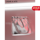 CIGAR KITE  ck迷你菱格流浪包單肩斜挎雙肩包包女包生日禮物日常出行百搭 銀色
