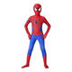 蜘蛛俠衣服兒童套裝成人鋼鐵遠征連體緊身衣男孩兒童節cos演出服 新款紅藍蜘蛛+獨立頭套 120
