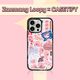 CASETIFY Zanmang Loopy x CASETiFY聯(lián)名 Loopy2D貼紙 適用于iPhone13/14/15/16 Plus/Pro/Max手機殼 透明黑框 iPhone 15 Pr