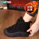 卡帝樂(lè )鱷魚(yú)（CARTELO）加絨媽媽棉鞋女2025冬新款厚底高幫雪地靴女軟底防滑短靴女 黑色 38
