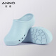 ANNO安諾/ANNO 手術(shù)室工作拖鞋坡跟舒適防護鞋潔凈房工作鞋醫(yī)院護士 淺藍色 37-38