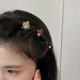 向晚發(fā)夾4個(gè)發(fā)卡花朵小抓夾女時(shí)尚百搭公主頭發(fā)夾碎發(fā)劉海夾發(fā)夾發(fā)飾