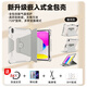 ROISKIN蘋果ipad9保護殼air5華為平板保護套matepad11帶筆槽九第十代10pro2023版mini6 銀河灰 鋼化膜+觸屏筆+隨機貼紙 【7.9英寸】ipad mini4/5