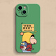 雷珞克iPhone14手機殼7 8p女xs男13套15有趣xs新款x潮牌女全包保護發(fā)財小新11Promax搞怪s13蘋(píng)果12 魅影-精靈綠-LKY發(fā)財小新 蘋(píng)果14PLUS