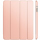 JETech蘋(píng)果iPad2/iPad3/iPad4代(僅適用2-4代)保護殼磁吸智能休眠支架保護套 玫瑰金