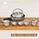 KEITH鎧斯【鈦功夫茶具套裝】茶杯燒水壺泡茶杯戶外便攜旅行用品 Ti3910+Ti3901(1L)