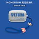 吉事果適用森海塞爾MOMENTUM真無(wú)線4代藍(lán)牙耳機(jī)保護(hù)套透明防摔森海塞爾四代耳機(jī)保護(hù)殼卡通可愛(ài)3代耳機(jī)套 早日退休+卷發(fā)調(diào)節(jié)繩