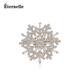 Eternelle法國永恒雪花系列簡(jiǎn)約百搭胸針氣質(zhì)外套別針開(kāi)衫扣高檔胸花 銀色