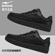 鴻星爾克男鞋板鞋男空軍一號2025夏秋季紅星皮面小白鞋學(xué)生休閑運動(dòng)鞋子男 正黑/爾克白 42