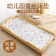 格藝絲坊 蠶絲幼兒園床墊四季通用午睡專(zhuān)用入園寶寶兒童午托小床褥子墊被 蠶絲床墊+床墊套（森林） 140*65