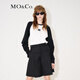 MO&Co.MC刺繡棉質(zhì)寬松T恤美式復(fù)古打底衫情侶裝t恤純棉T恤摩安珂 本白色-第2批 S 160