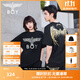 BOY LONDON【金翼鎖鏈】夏季短袖情侶款翅膀燙金潮牌圓領(lǐng)T恤N01918 黑印金N01918 經(jīng)典升級 S