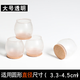 戀戀吾居【8個(gè)裝】 桌椅腳套加厚椅子腳墊耐磨靜音桌腿保護套防滑家具凳子 圓形大號（透明）【直徑3.3.~4.5厘米內】