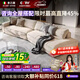 舍己屋設計師網紅款布達佩斯沙發(fā)極簡客廳大戶型轉角直排羽絨異形布沙發(fā) 3.3m異形沙發(fā)組合（高彈紫羅蘭海綿座包） 【升級版-三防性能】花瓣雪尼爾絨