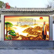 中壁萬里長(zhǎng)城偉人瓷磚壁畫背景庭院照壁迎客松迎門墻沁園春雪定制 款式十 高溫幻彩釉面 不褪色0.1平方