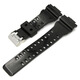 尊耀代用卡西歐G-SHOCK表帶GA-100/110/120/400/700 GD-100/120 黑色亮面-亮光扣