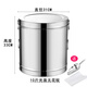 利達(dá)辰茶葉桶不銹鋼茶葉罐大容量?jī)?chǔ)存陳皮茶罐鐵馬口鐵小號(hào)大號(hào) 加厚光面密封 10L