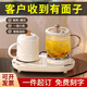 愛圓滿養(yǎng)生壺?zé)崴畨乇貕仉姛崴畨夭鑹刂蟛鑹乇銛y式養(yǎng)生燒水壺泡茶壺客戶公司活動(dòng)獎(jiǎng)品送老師畢業(yè)禮物 【奶油白-金色釘珠款】暖飲+燉煮二合一 0.6L