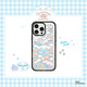 CASETIFY 三麗鷗家族-Cinamoroll 大耳狗x CASETiFY聯(lián)名 咖啡廳可愛(ài)貼紙 適用于iPhone16/15/14 Plus 透明黑框 iPhone 15 Pro Max