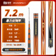 猛將猛將戰(zhàn)斧二代暴力巨物竿12H19調(diào)黑坑大物竿標(biāo)塘竿魚竿臺釣竿手竿 7.2m 暴力巨物竿